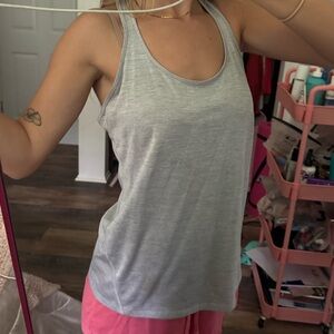 Ideology Light Gray Women's Tank Top